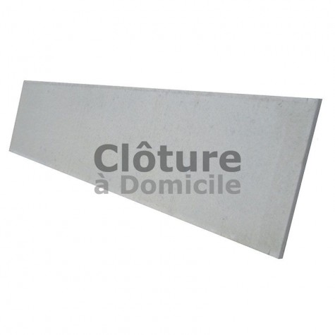 Plaque béton lisse