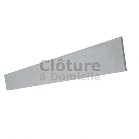 Plaque béton lisse 192 x 25 x 3.3 cm