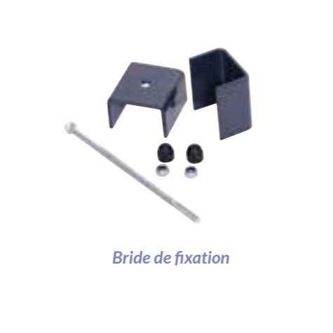 Bride de fixation poteau gabion 7016