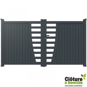 Portail battant aluminium