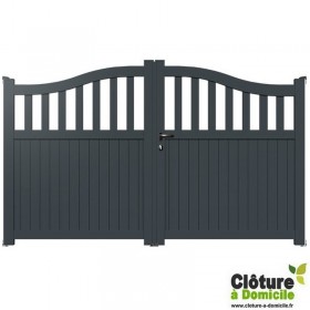 Portail alu 2 battants cdg FOLIGNIO
