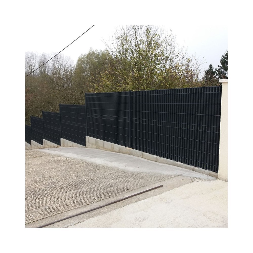 Kit Aluminium 45mm BETAFENCE - Occultant Pour Panneau Rigide Hauteur 0