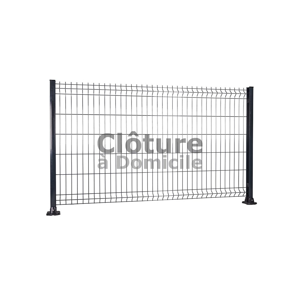 Panneau porte grillagé maille 50x50mm largeur 1,50m hauteur 2m ciel et  terre - Ciel & terre