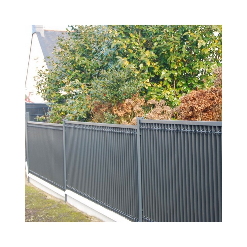 Occultant en PVC pour les grillages rigides en maille 55 mm