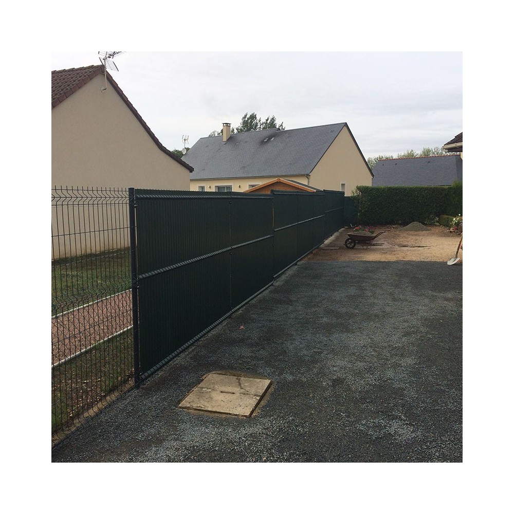 Pvc Occultant Occultant panneau rigide - Longueur 2,50 m Hauteur 1,03 m OCCULTANT Vert