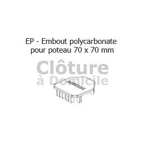 Embout pour poteau ALUCLOS