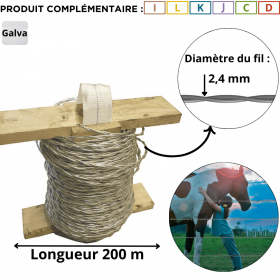 Cable Lisse - Rouleau de 200 m