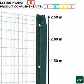 Piquet Poteau en T