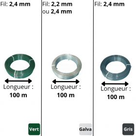 Fil de tension de 100m