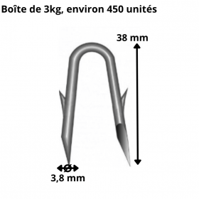 Crampillon harpon 3,85 x 35 mm