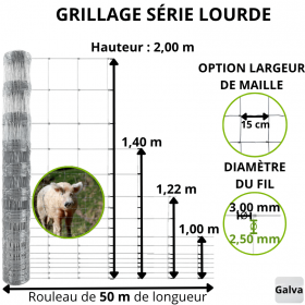 Grillage série lourde