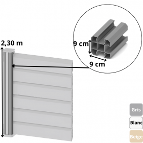 Poteau PVC