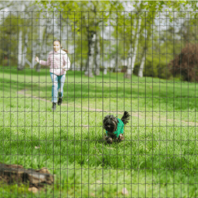 Parc sécurisé avec du grillage jarditor brico