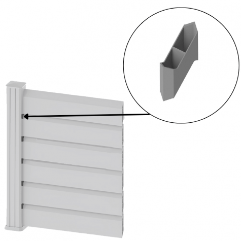 Entretoise - Brise vue PVC