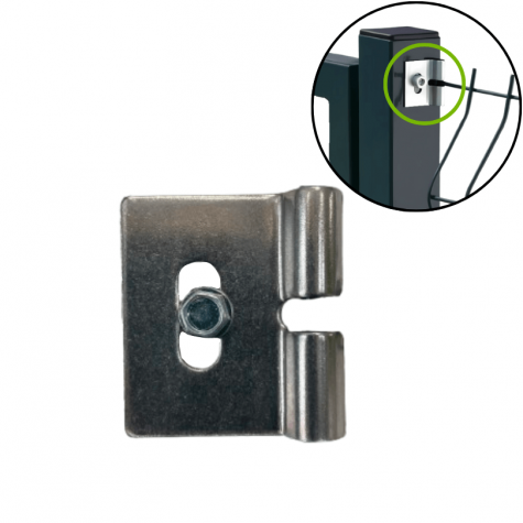 Fixation murale en inox