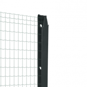 Piquet Poteau en T - Gris 7016