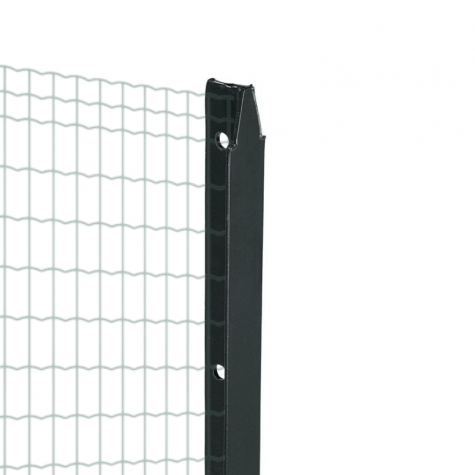 Piquet Poteau en T - Gris 7016