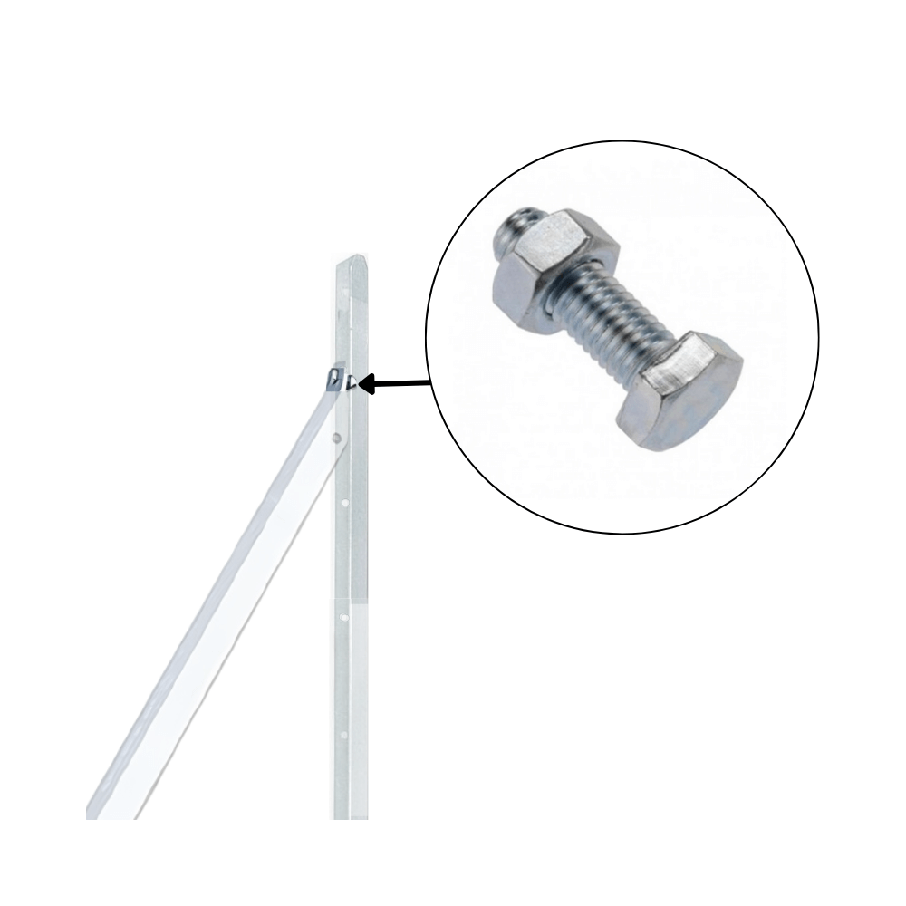 Fixation boulon pour jambe de force Fixation boulon pour jambe de force