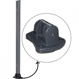 Platine pour poteau Easy clip