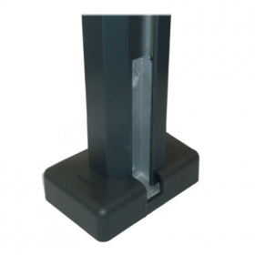 Platine Alu poteau grande hauteur