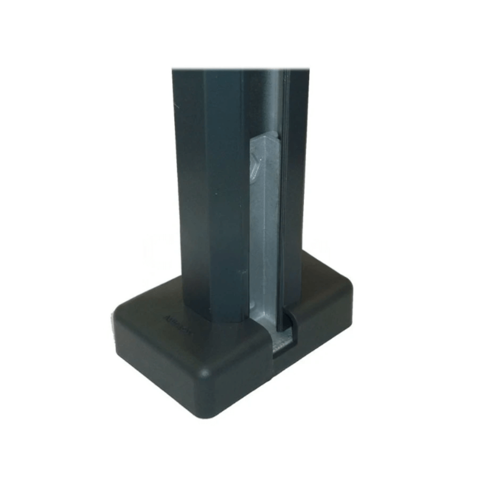 Platine Alu poteau grande hauteur Platine Alu poteau grande hauteur