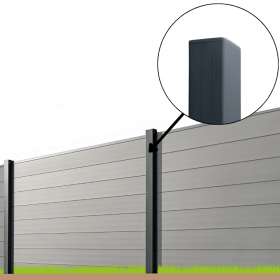 Poteau aluminium