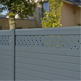 Lame bulle pour clôture alulam