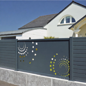 Option ALULAM - Panneau Découpe Laser