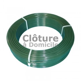 Grillage soudé en rouleau H2m00 x 25m Vert fil 2,5mm maille 100x50