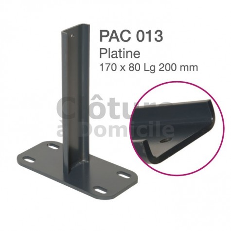 Fixation - PLATINE AMBRE
