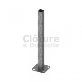 Platine pour poteau en PVC